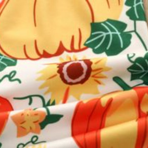 NEW Girl's Fall Pumpkins 3 Pc. Outfit - Picture 3 of 3